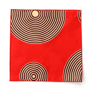 Red Stripe Pocket Square - Angelo Igitego
